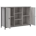vidaXL Komoda sivá sonoma 100x35x70 cm kompozitné drevo
