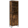 vidaXL Vysoké skrinky Dymová dub 60 x 36 x 200 cm Kompozitné drevo