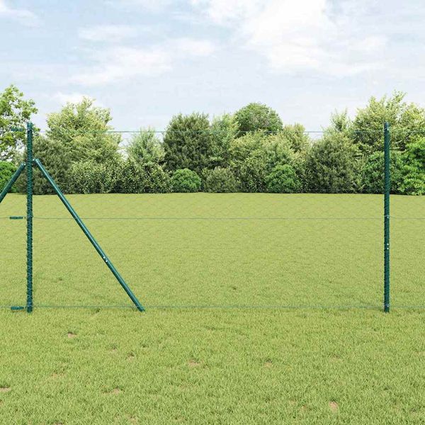 vidaXL Vonkajší šesťuholníkový fénový základný upevňovač 10 x 1,2 m