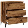 vidaXL Komoda staré drevo 60x35x70 cm spracované drevo
