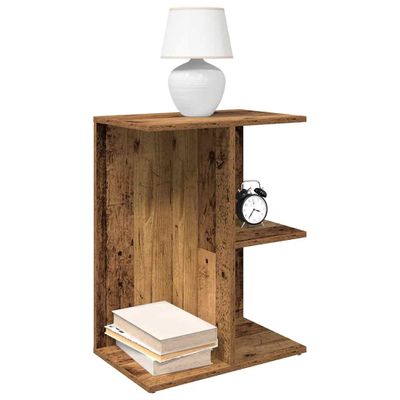 vidaXL Nočné stolíky 2 ks staré drevo 46,5x29x61 cm kompozitné drevo
