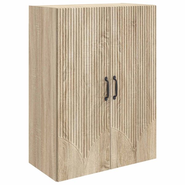 vidaXL Nástenná skrinka Dub sonoma 66 x 34,5 x 90 cm Kompozitné drevo