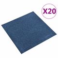 vidaXL Koberec 20 ks Tmavomodrá 50 x 50 cm 100% polypropylén