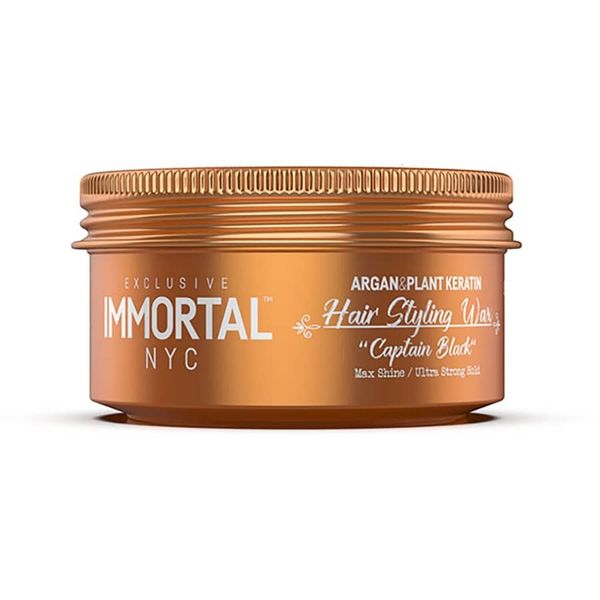 Vosk na vlasy IMMORTAL NYC Captain Black Hair wax Argan & keratin komplex 150 ml