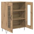 vidaXL Servírovacia skriňa Remeselný dub 69,5 x 34 x 90 cm