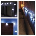 LED svet. cherry reťaz – guličky 2,5cm, 4 m, vonkajšia aj vnútorná, studená biela, časovač
