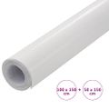 vidaXL Fólia na automobily 2 ks 4D biela 100x150 cm+50x150 cm