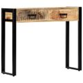 vidaXL Prístavný stolík 90x30x75 cm masívne mangovníkové drevo
