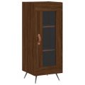 vidaXL Komoda hnedý dub 34,5x34x90 cm spracované drevo