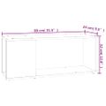 vidaXL TV skrinka dub sonoma 80x24x32 cm drevotrieska