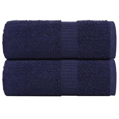 vidaXL Uteráky pre hostí FROGN 2 ks námornícko modré 30x50 cm 360 g/m²