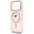 Puzdro Karl Lagerfeld pre iPhone 17 Pro 6,3" IML Choupette MagSafe ružové