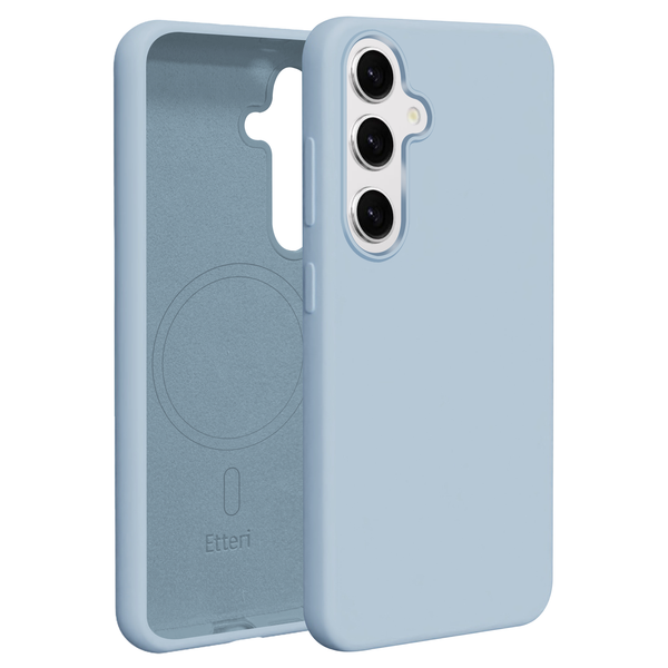 Etteri Silicone Mag case for Samsung Galaxy S25 light blue