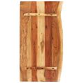 vidaXL Doska na kúpeľňovú skrinku, akáciový masív 100x52x2,5 cm