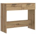 vidaXL Konzolový stolík Artisan Dub 90x36x75 cm Konštruktérske drevo
