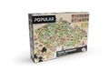 Puzzle - Mapa Českej republiky 160 ks