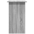 vidaXL Stôl sivý dub sonoma 80x45x74 cm spracované drevo