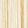 vidaXL String Curtains 2 ks Zlaté 140x250 cm