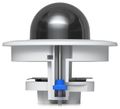 Ubiquiti UACC-G5-Dome-Ultra-FM-SB-W - G5 Dome Ultra Flush Mount, Zapustený držiak, dymové sklo