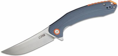 CJRB J1906-GYC Gobi vreckový nôž 8,9 cm, Stonewash, modro-šedá, G10 (CNC textúra)