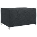 vidaXL Obal na nábytok Jednofarebný Čierna 180 x 120 x 74 cm 210D