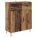 vidaXL Highboard 2 ks Staré drevo 69,5 x 34 x 180 cm