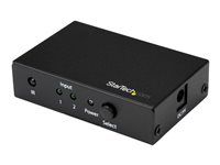 4K 60Hz - Supports HDCP - IR - HDMI Selector - HDMI Multiport Video Switcher - HDMI Switcher (VS221HD20) - Prepínač video/audio - 2 x HDMI - desktop - pre P/N: SVA5H2NEUA