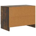 vidaXL Nočný stolík Dymový dub 62 x 34,5 x 44,5 cm Kompozitné drevo