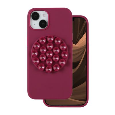 Silikónový obal Stick pre iPhone 11 bordový