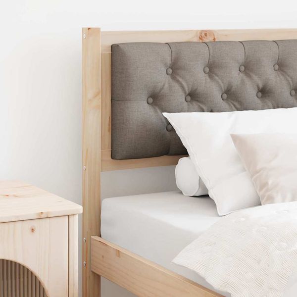 vidaXL Zadné čelo Iný Hnedá a taupe 90 cm Borovicový masív