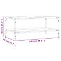vidaXL Konferenčný stolík dub sonoma 100x55x40 cm kompozitné drevo
