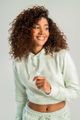 Dámska mikina Essential Cropped Hoodie Moon Grey - STRIX, veľkosť XS, veľkosť oblečenia XS