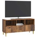 vidaXL TV skrinka 102 x 34,5 x 50 cm Staré drevo Kompozitné drevo