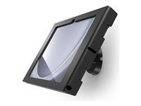 Montážna sada (kryt) - odkrytá predná/zadná kamera a senzory - pre tablet - naklápací - uzamykateľný - hliník, kovový rám - čierna - veľkosť obrazovky: 11" - montáž na stenu - pre Samsung Galaxy Tab A9+