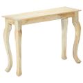 vidaXL Konzolový stolík 110x35x77 cm masívne mangové drevo