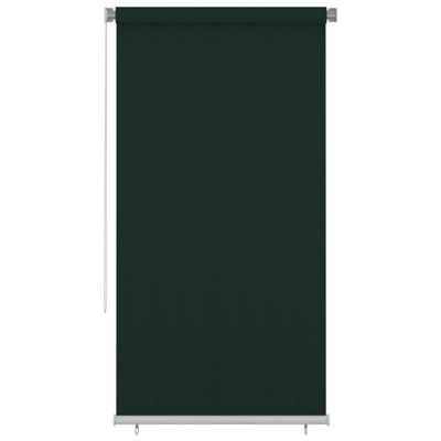 vidaXL Vonkajšia zatemňovacia roleta 120x230 cm tmavozelená HDPE