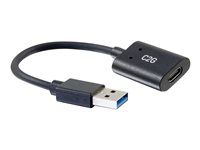 SuperSpeed USB Adapter - 5Gbps - F/M - USB adaptér - USB-C (F) reverzní do USB typ A (M) - USB 3.0 - 15,2 cm - lisovaný - čierna
