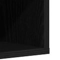 vidaXL Skrinka na topánky Čierny dub 54x34x183 cm Engineered Wood