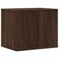vidaXL Organizér na stôl čierny 36x26x29,5 cm kompozitné drevo