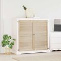 vidaXL Skříňové dvere s dverami 2 ks Prírodná 110 x 2,1 x 59,5 cm