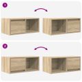vidaXL TV skrinky 2 ks dub sonoma 60x31x25,5 cm kompozitné drevo