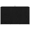 vidaXL Servírovacia skriňa Čierny dub 100 x 33 x 59,5 cm