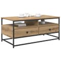 vidaXL Konferenčný stolík Dub artisan 100 x 51 x 45 cm