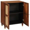 vidaXL Servírovacia skriňa Hnedá 60 x 33 x 75 cm Masívne mango drevo