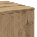 vidaXL Bočné stolíky 3 ks dub artisan kompozitné drevo