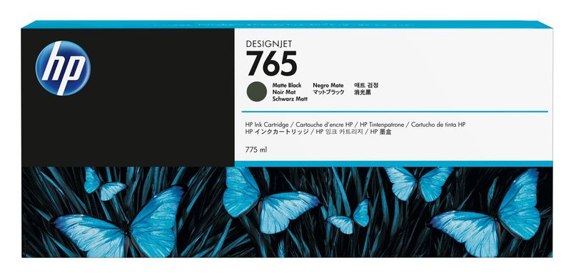 HP 765 Designjet čierna (775 ml), F9J55A