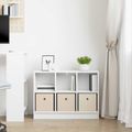 vidaXL Servírovacia skriňa Biela 73,5 x 22,5 x 53,5 cm