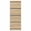 vidaXL Komoda dub sonoma 37,5x35x99 cm spracované drevo
