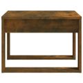 vidaXL Príručný stolík dymový dub 50x50x35 cm spracované drevo