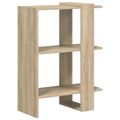 vidaXL Regál na knihy 2 úrovní 52 x 25 x 71,5 cm Kompozitné drevo